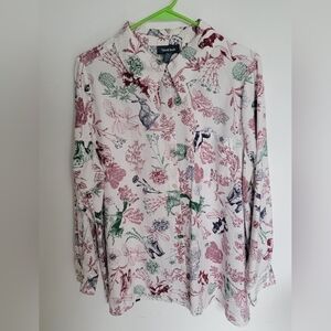Modcloth Button Down Woodland Animal Shirt